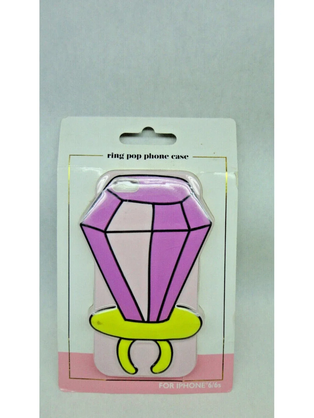 2 pack Silicone iPhone phone 6/6s Case Gem Ring + Ice Cream by TwelveNYC Macys